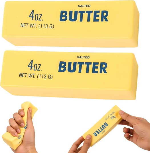 Squeeze Butter Squishy Fidget Toy, 2-Pack