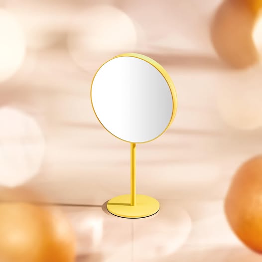 6.5-Inch Dual-Sided Magnifying Makeup Mirror