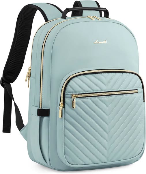 Women's Quilted Laptop Backpack