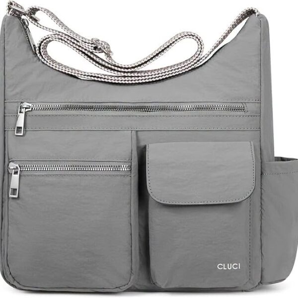 Water-Resistant Nylon Shoulder Handbags