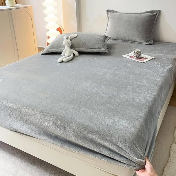 Luxury Plush Fleece Fitted Sheet Sets