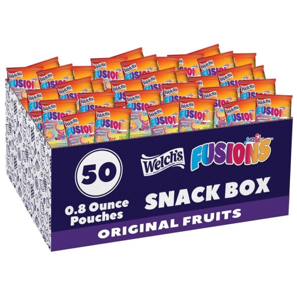 Fruit Snacks Fusions - Original Fruits - 0.8 Oz - 50 Pack