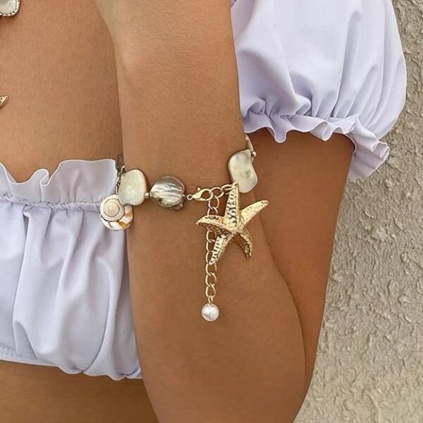 Beach Bracelets Shell Starfish