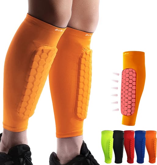HiRui Soccer Shin Guards with Calf Compression Sleeves