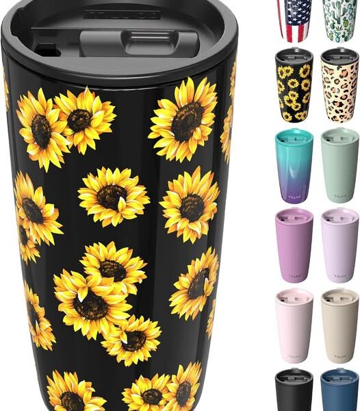20 oz Insulated Coffee Tumbler with BPA-Free Lid