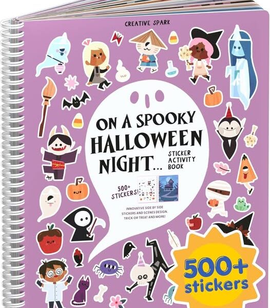 Halloween 500+ Kids Sticker Book
