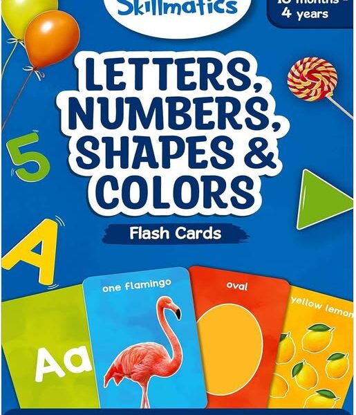 Skillmatics Letters, Numbers, Shapes & Colors Flash Cards