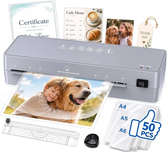 9-Inch 5-in-1 Thermal Laminator Machine Kit