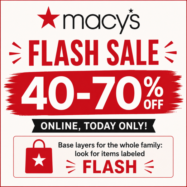 Macy's Flash Sale is LIVE!
