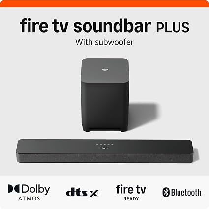 3.1-Channel Soundbar with Subwoofer, Dolby Atmos & DTS:X