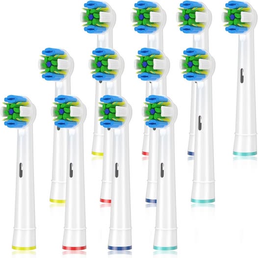 12-Pack Replacement Brush Heads for Oral-B Electric Toothbrush
