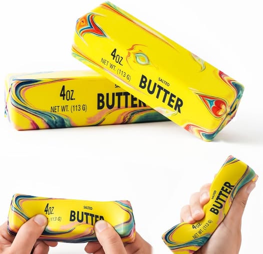 2-Pack Butter Squishy Stress Relief Toy