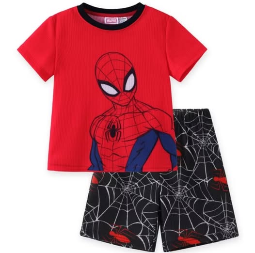 Marvel Spider-Man Boys Tee & Shorts Set