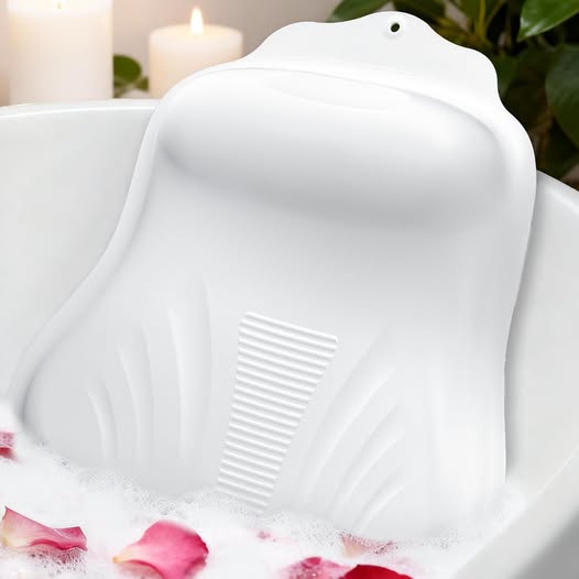 Adjustable Bathtub Pillow for Head & Neck Support