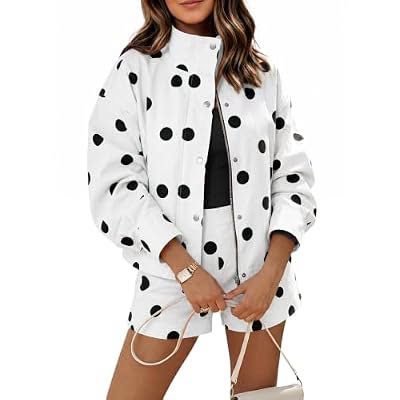 40% ♡FF Tankaneo Polka Dot 2-Piece Outfit Set
