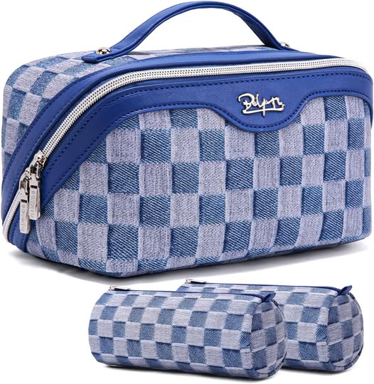 3-Piece Travel Makeup Bag Set