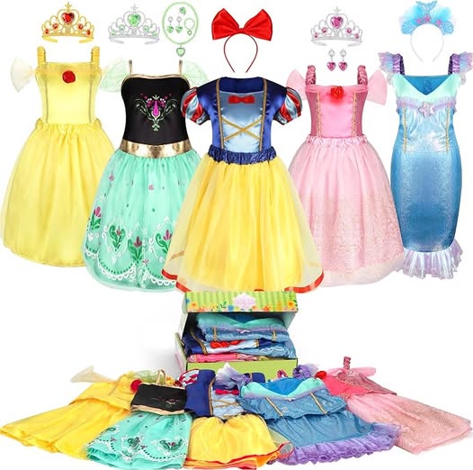 HAMSILY Princess Dress Up Costume