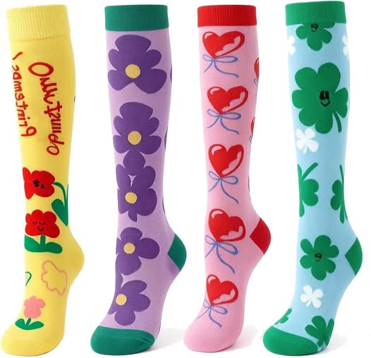 Kids Crazy Knee High Socks