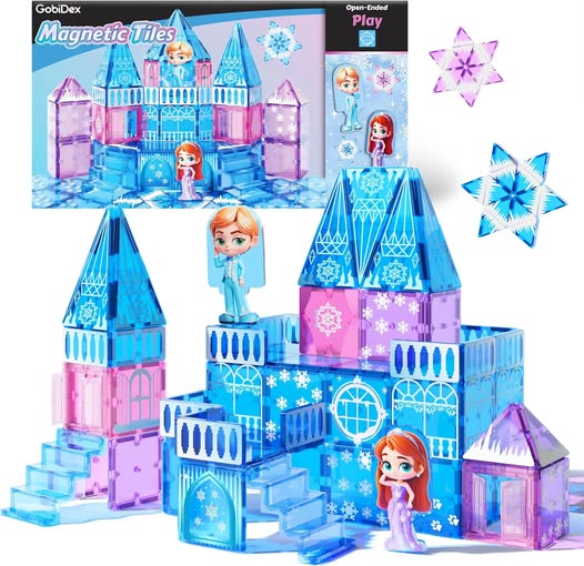 Magnetic Princess Castle Building Blocks Set