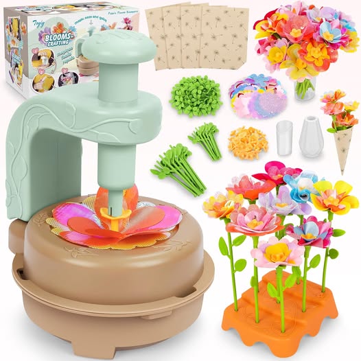 DIY Fabric Flower Bouquet Craft Kit