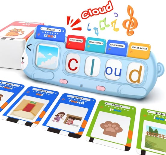QuTZ Phonics Learning Flash Card Set