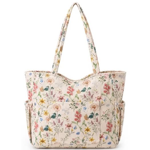 Corduroy Tote Bag