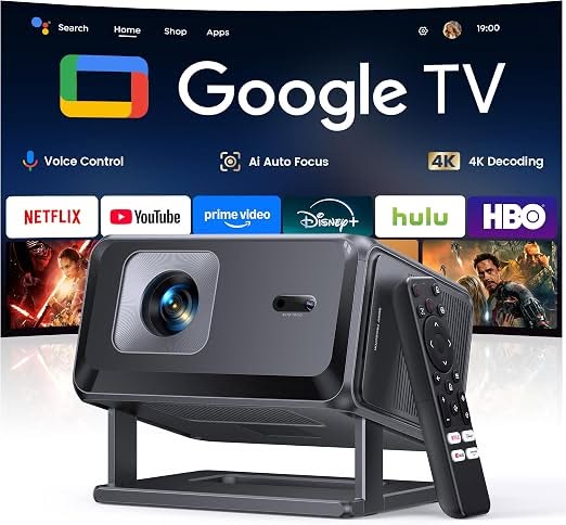 Smart Mini Projector with Google TV