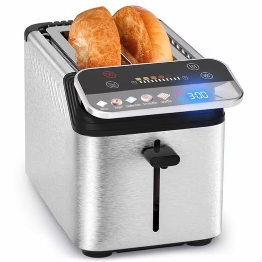 WHALL 2-Slice Touch Screen Toaster
