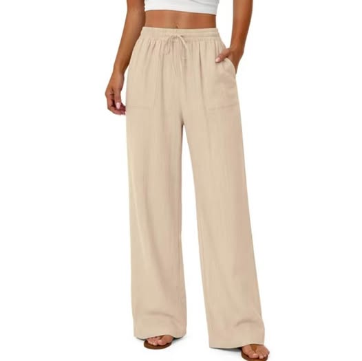 Fantaslook Linen Wide Leg Pants
