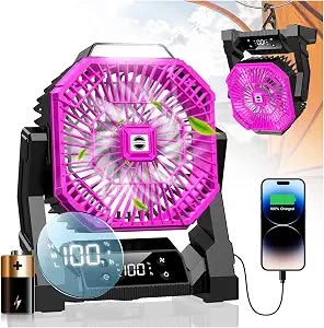 Rechargeable Battery Powered Fan