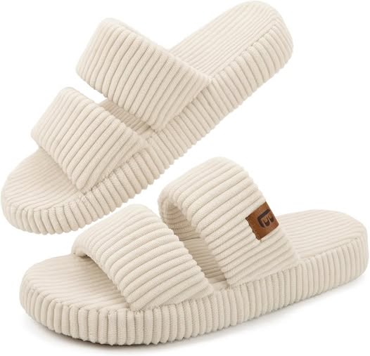 LongBay Women's Open-Toe Slippers