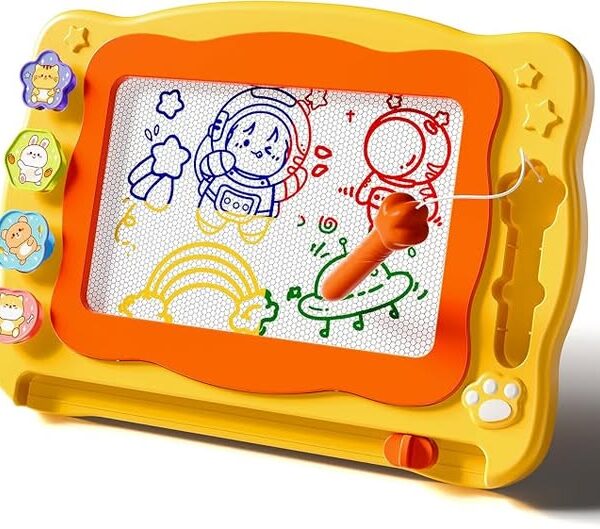 Large Magnetic Drawing Board for Kids