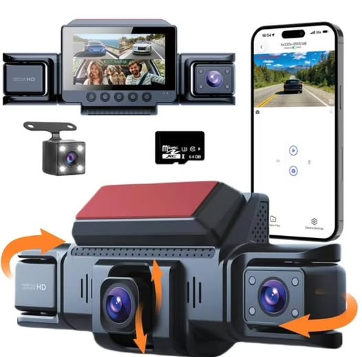 4-Channel 360° Dash Cam