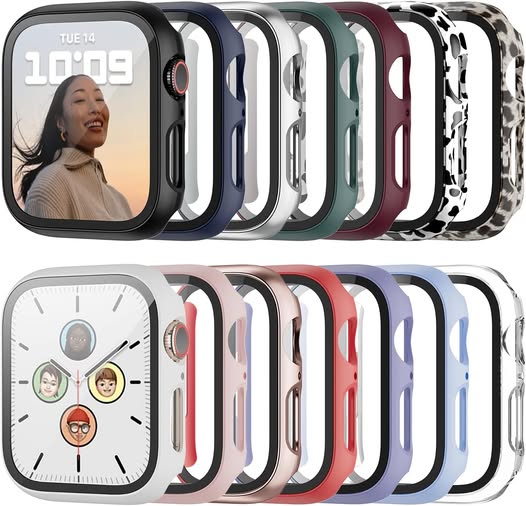 14-Pack Apple Watch 41mm Screen Protector Case