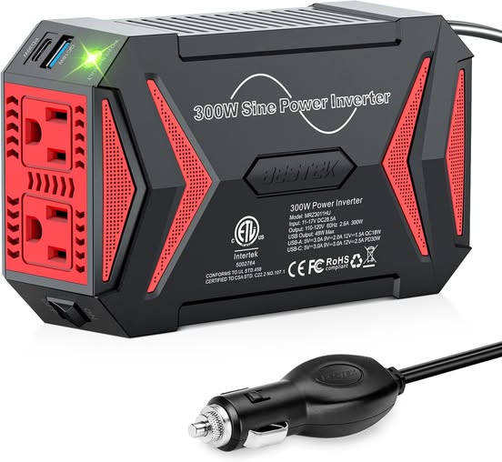 300W Pure Sine Wave Power Inverter