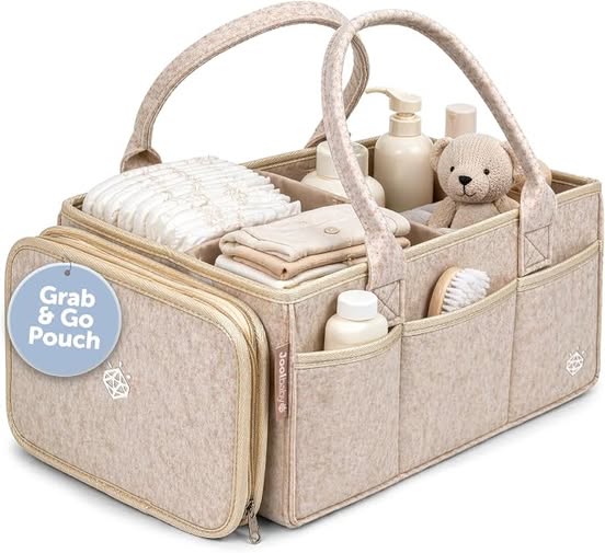 Portable Diaper Caddy Nursery Storage Organizer