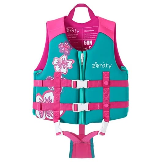 Kids Swim Vest Life Jacket with Adjustable Safety Strap