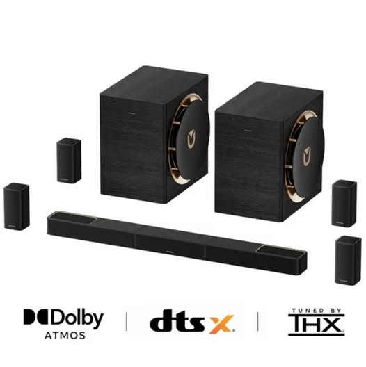 Wireless Surround Sound System with Dolby Atmos