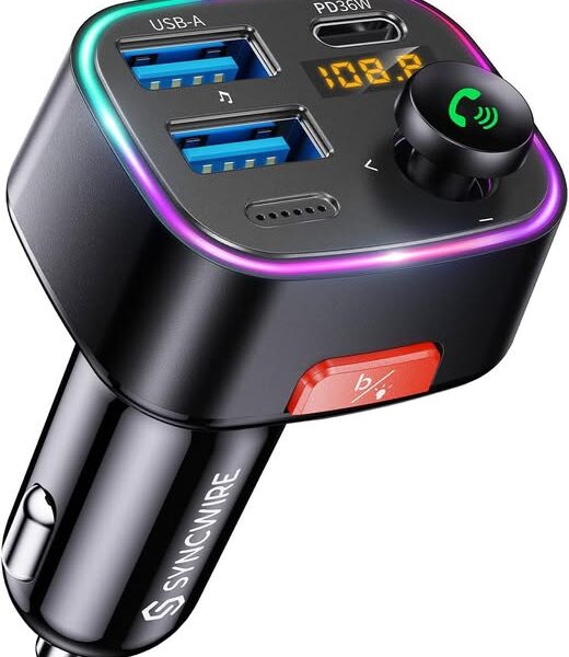 Syncwire Bluetooth Car Adapter FM Transmitter