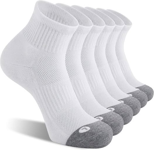 6-Pack Men's Athletic Ankle Socks