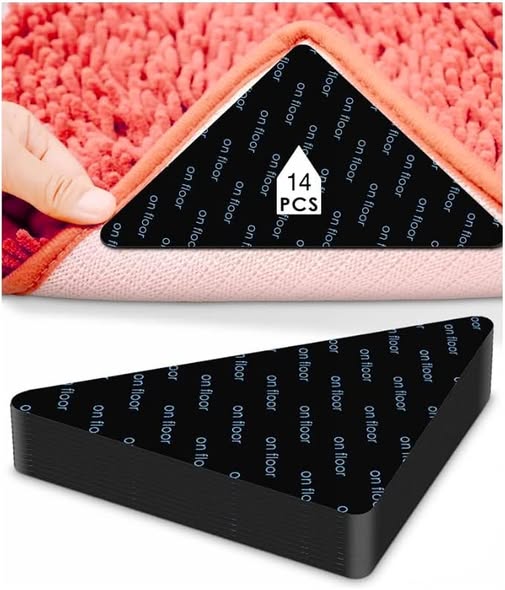 14-Piece Non-Slip Rug Pad Grippers