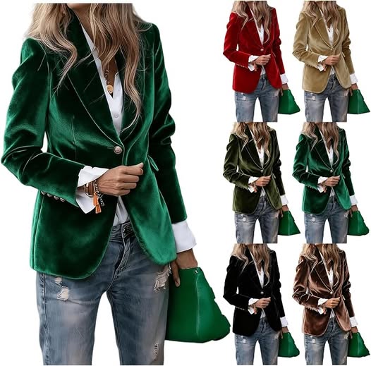 50% 0FF Velvet Blazer for Women