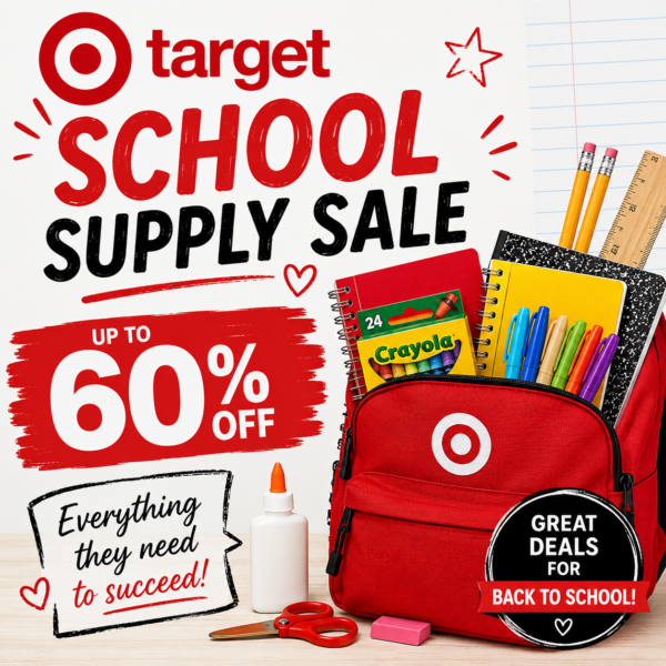 Target's School Supply Sale—save up to 60% OFF