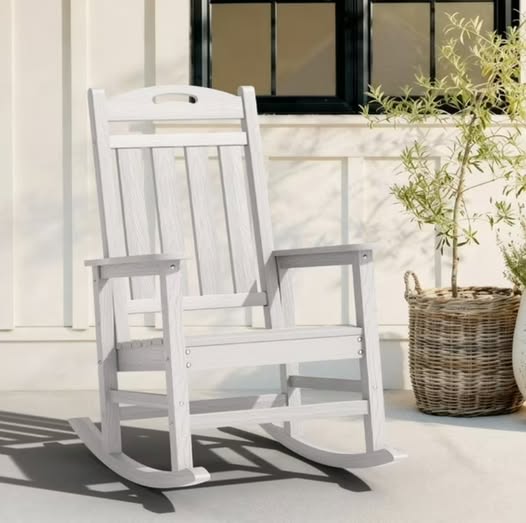 Oversized HDPE Outdoor Rocking Chair