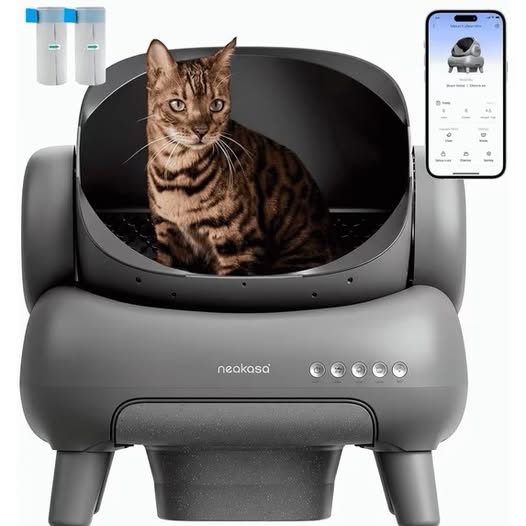Automatic Self-Cleaning Cat Litter Box