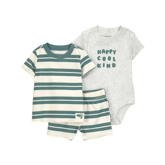 Baby Boy Outfit Set, 3-Piece