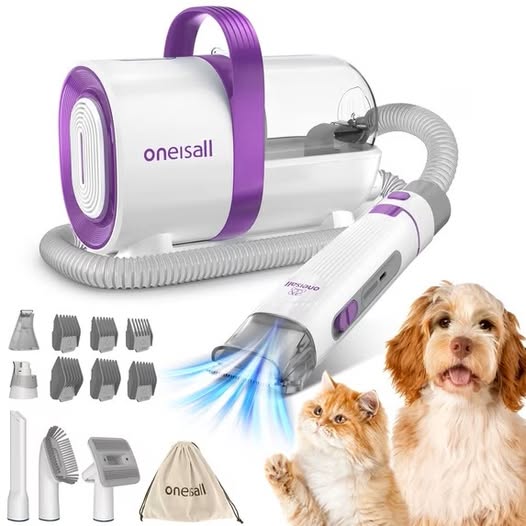 8-in-1 Dog Grooming Vacuum Kit