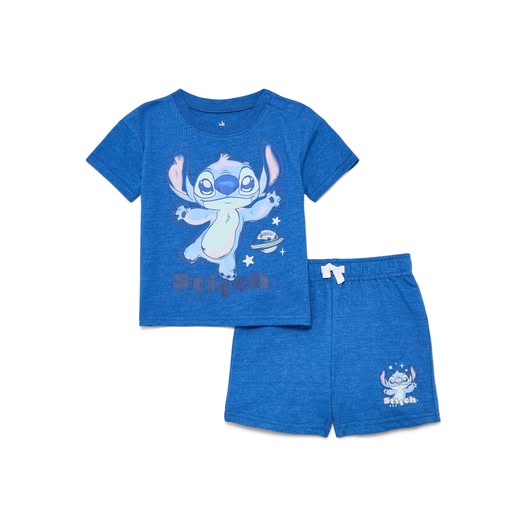 Baby Boys' Short Sleeve Graphic Tee and Shorts Set