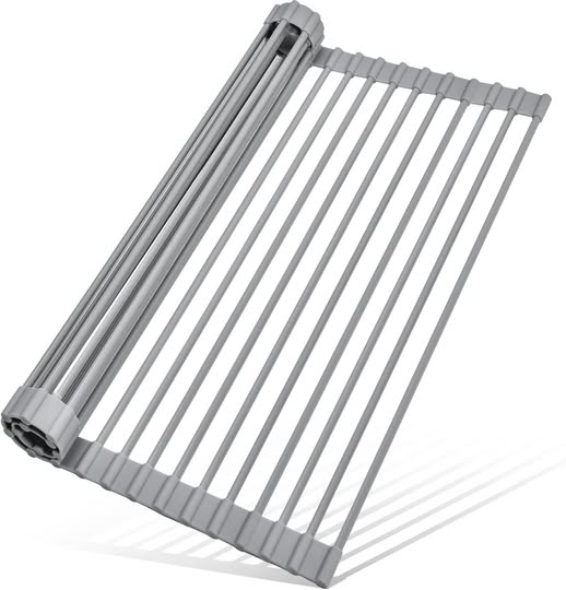 17.5" x 13" Roll-Up Over-the-Sink Dish Drying Rack