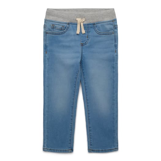 Toddler Boy's Knit Denim Jeans